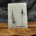 Amethyst Drift Ear Chain